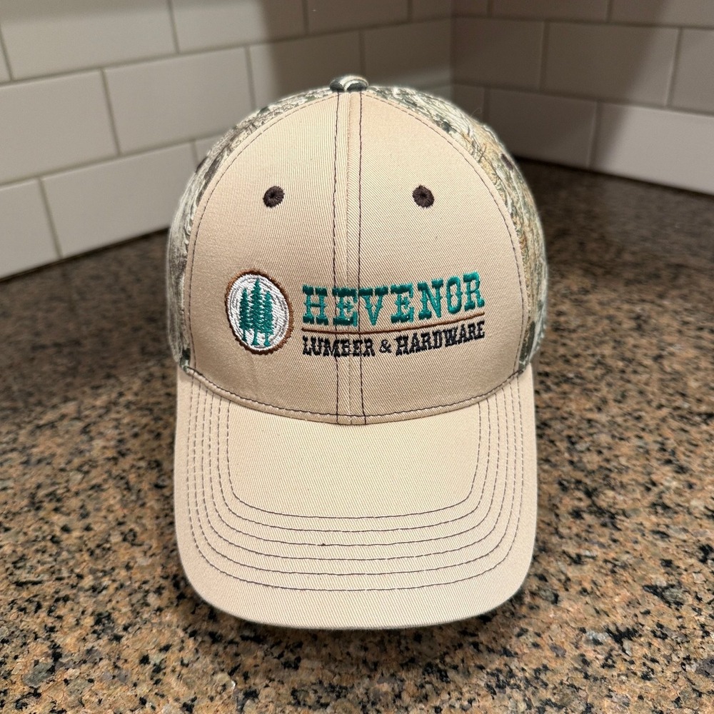 Hevenor Lumber and Hardware Game Guard Outdoors Camo Hat Strap Back